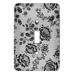 Black Lace Light Switch Cover