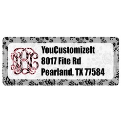 Black Lace Return Address Labels (Personalized)