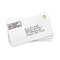 Black Lace Mailing Label on Envelopes