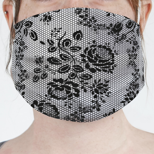 Custom Black Lace Face Mask Cover