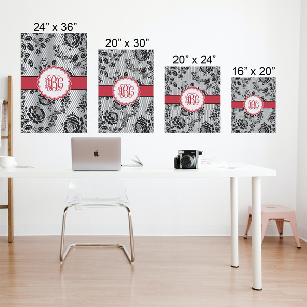 Black Lace Matte Poster - Sizes