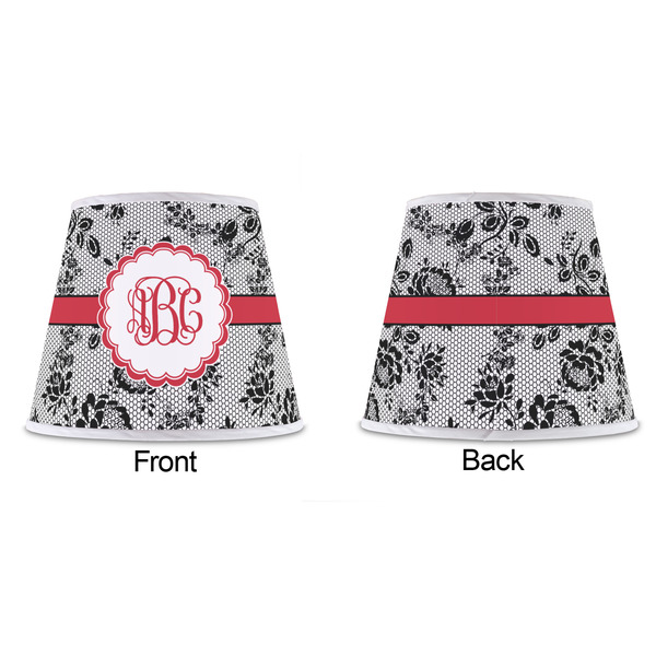 Black Lace Poly Film Empire Lampshade - Approval