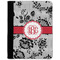 Black Lace Notebook Padfolio w/ Monogram