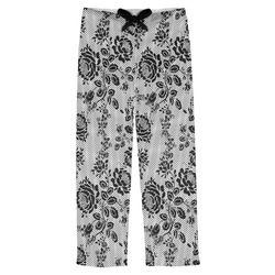 Black Lace Mens Pajama Pants - 2XL