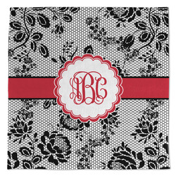 Black Lace Microfiber Dish Towel (Personalized)