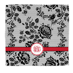 Black Lace Microfiber Dish Rag (Personalized)