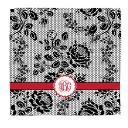 Black Lace Microfiber Dish Rag (Personalized)