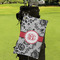 Black Lace Microfiber Golf Towels - Small - LIFESTYLE