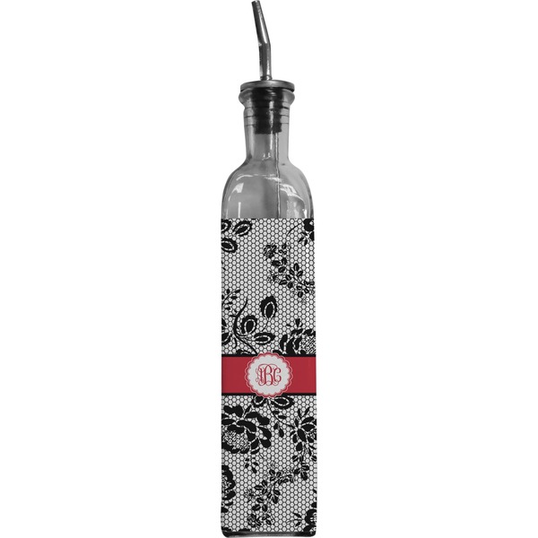 Custom Black Lace Oil Dispenser Bottle (Personalized)