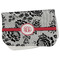 Black Lace Burp Cloth - Fleece w/ Monogram