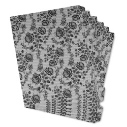 Black Lace Binder Tab Divider - Set of 6 (Personalized)