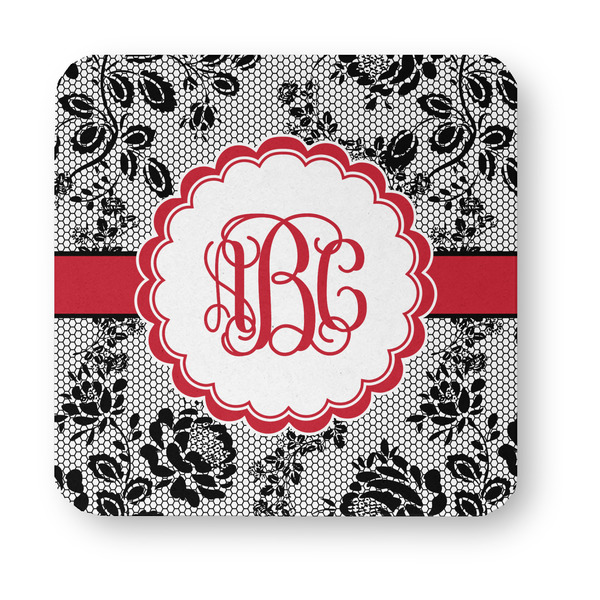 Black Lace Paper Coasters - Approval