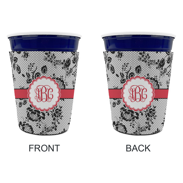 Black Lace Party Cup Sleeves - without bottom - Approval