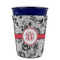 Black Lace Party Cup Sleeves - without bottom - FRONT (on cup)