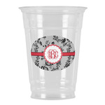 Black Lace Party Cups - 16oz (Personalized)