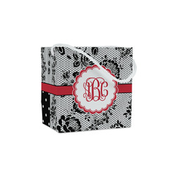 Black Lace Party Favor Gift Bags - Gloss (Personalized)