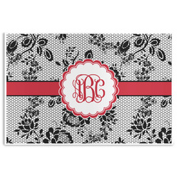 Black Lace Disposable Paper Placemats (Personalized)