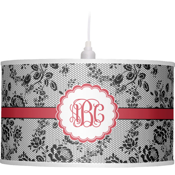 Black Lace Pendant Lamp Shade