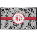 Black Lace Door Mat - 60"x36" (Personalized)