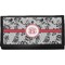 Black Lace Canvas Checkbook Cover (Personalized)