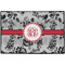 Black Lace Door Mat - 36"x24" (Personalized)