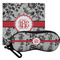 Black Lace Personalized Eyeglass Case & Cloth
