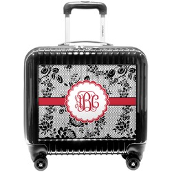 Black Lace Pilot / Flight Suitcase (Personalized)
