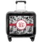 Black Lace Pilot Bag Luggage with Wheels