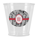 Black Lace Plastic Shot Glass (Personalized)