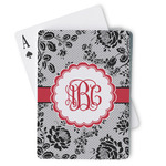 Black Lace Playing Cards (Personalized)