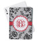 Black Lace Playing Cards (Personalized)