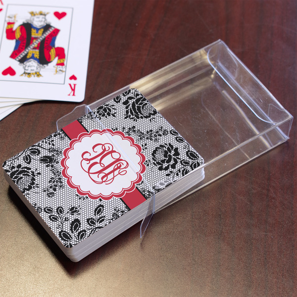 Black Lace Playing Cards - In Package