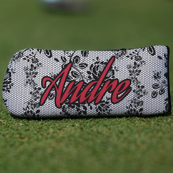 Black Lace Blade Putter Cover (Personalized)