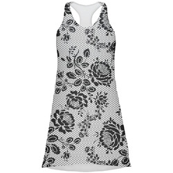 Black Lace Racerback Dress