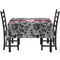 Black Lace Rectangular Tablecloths - Side View