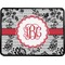 Black Lace Rectangular Trailer Hitch Cover (Personalized)