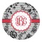 Black Lace Round Decal