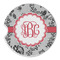 Black Lace Sandstone Car Coaster - Single (Personalized)