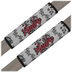 Black Lace Seat Belt Covers (Set of 2) (Personalized)