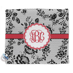 Black Lace Security Blanket (Personalized)