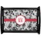 Black Lace Serving Tray Black Small - Main