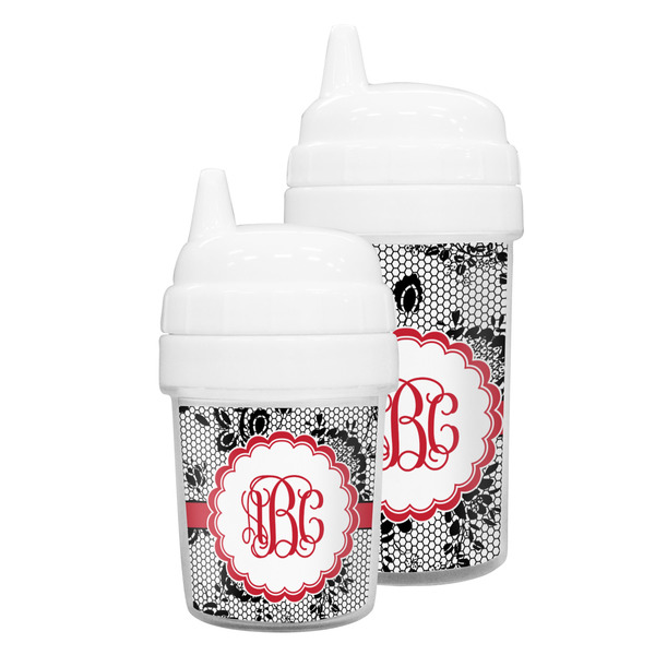 Black Lace Sippy Cups