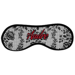 Black Lace Sleeping Eye Masks - Large (Personalized)