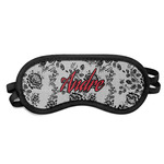 Black Lace Sleeping Eye Mask - Small (Personalized)