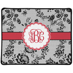 Black Lace Large Gaming Mouse Pad - 12.5" x 10" (Personalized)