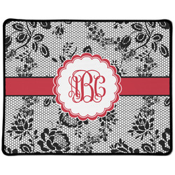 Black Lace Large Gaming Mouse Pad - 12.5" x 10" (Personalized)