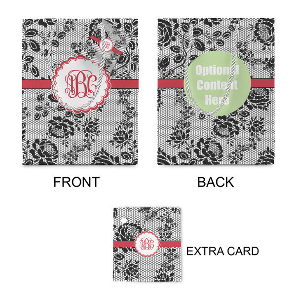 Black Lace Small Gift Bag - Approval