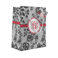 Black Lace Small Gift Bag (Personalized)