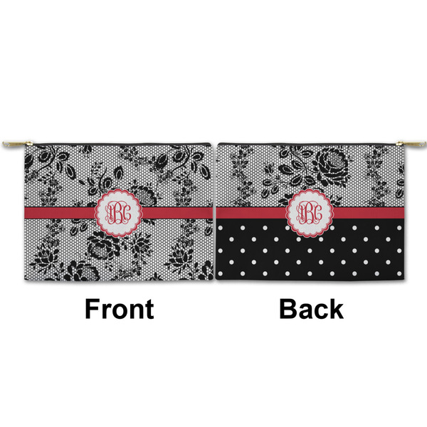 Black Lace Small Zipper Pouch Approval (Front and Back)