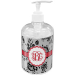 Black Lace Acrylic Soap & Lotion Bottle (Personalized)